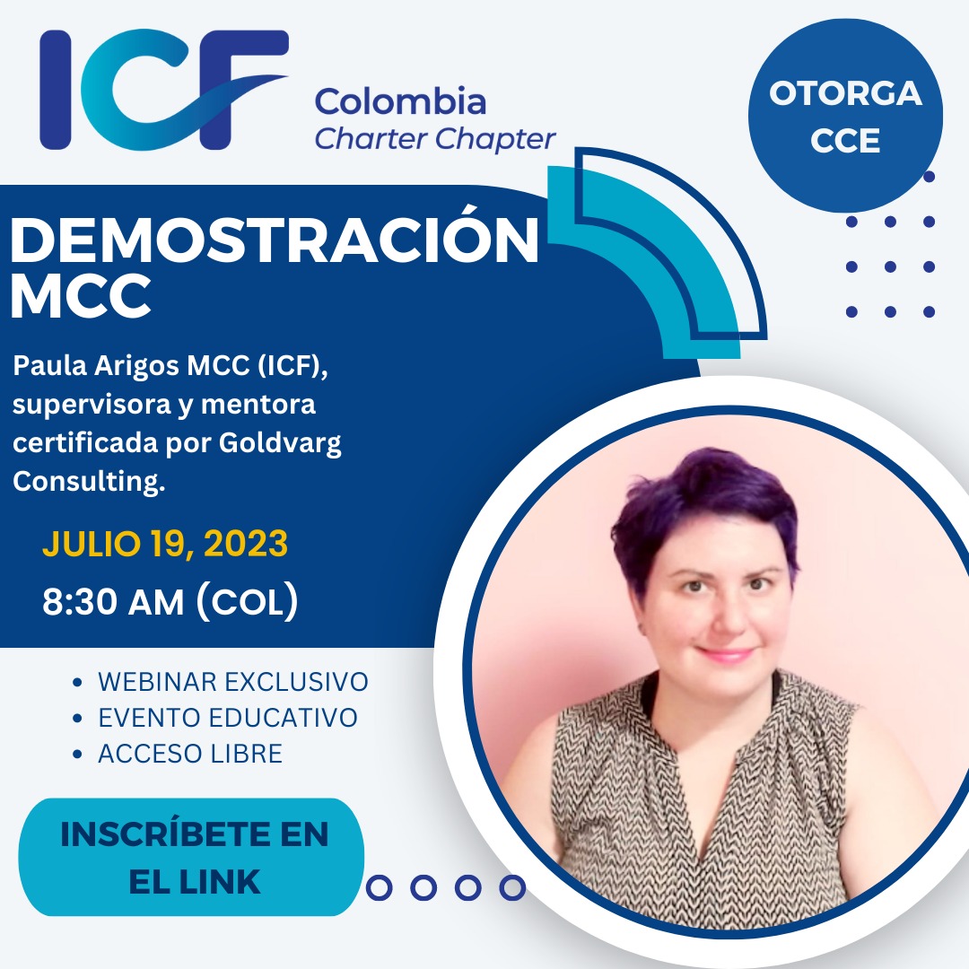 emostracipon Coaching MCC, ICF Colombia Paula Arigos
